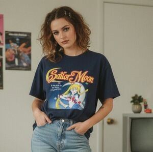 Sailor Moon XL Vintage 1999 Anime Collectible Screenprint Graphic T-shirt